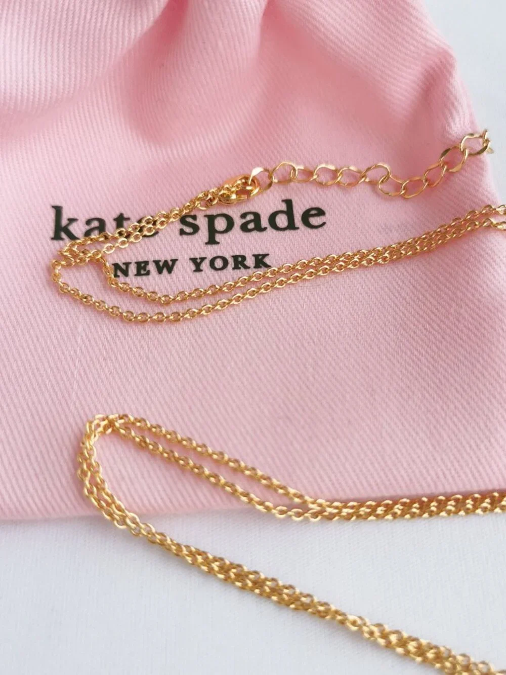 Kate Spade Cold Comforts Polar Bear Silver Long Necklace